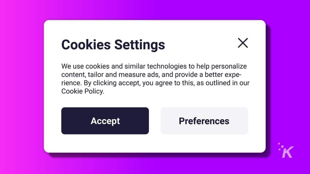 cookies settings